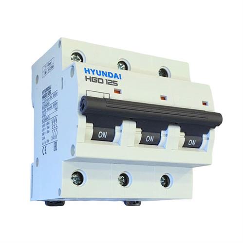 MCB HYUNDAI 3P 125A 10kA ( HGD125 )